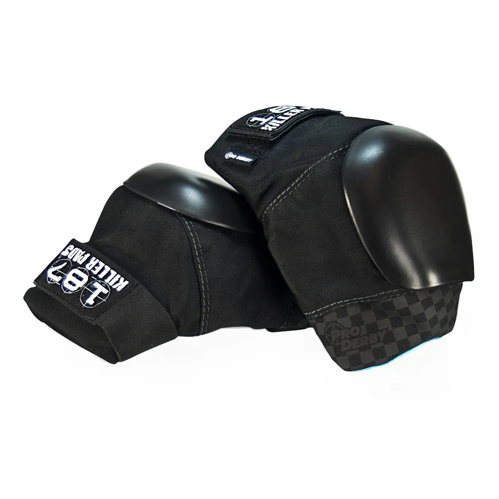 187 Pro Derby Knee Pads - Black/Black