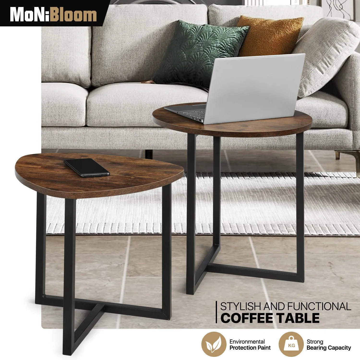 2-Piece Nesting Coffee Tables