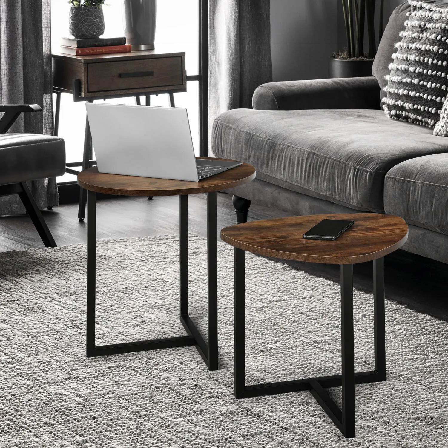 2-Piece Nesting Coffee Tables