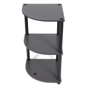 3 Tier Corner Shelf, Grey