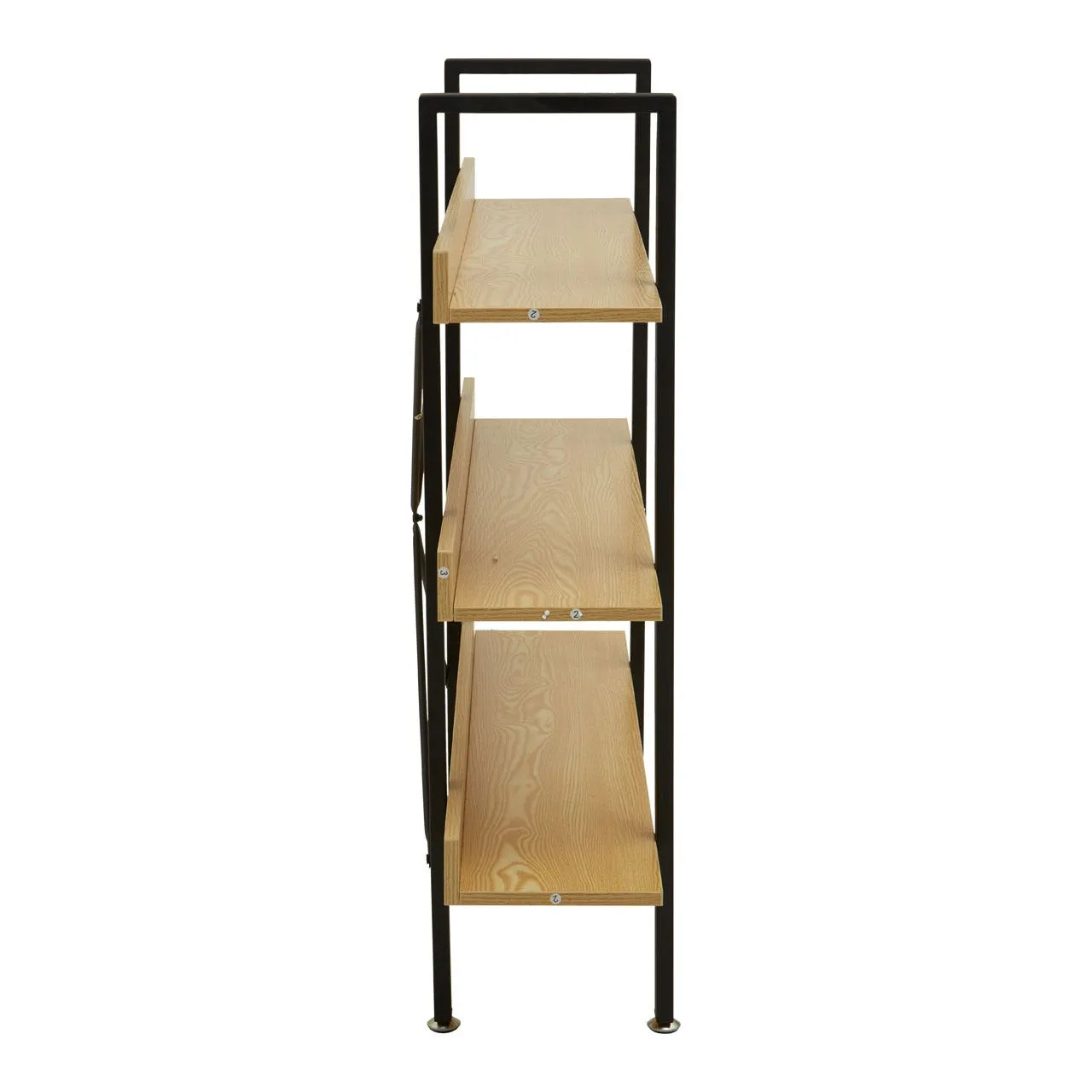 3 Tier Light Yellow Shelf Unit