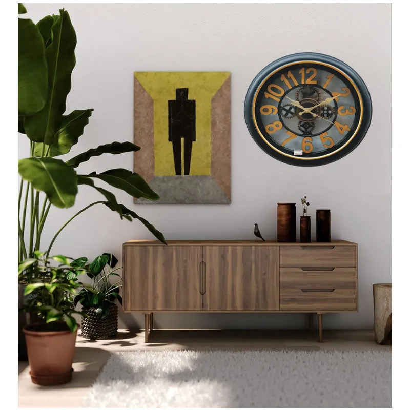 40.5X40.5X7Cm Modern Wall Clock For Living Room Decor -6701A