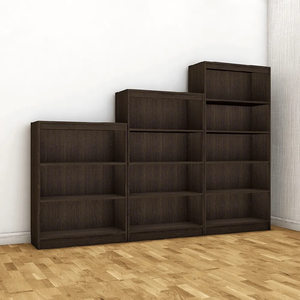 Alpha Trendy Book shelves/racks,  Simple And Affordable Classic Wenge Finish, Set of 3