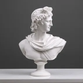 Apollo Bust Statue (Greek God Statue)