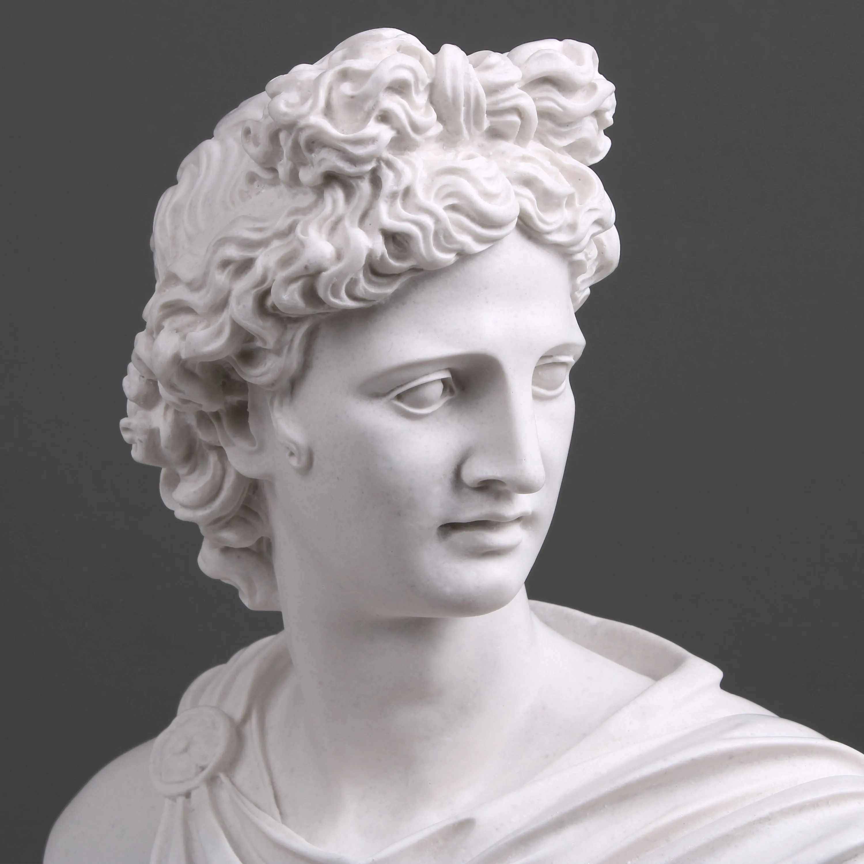 Apollo Bust Statue (Greek God Statue)