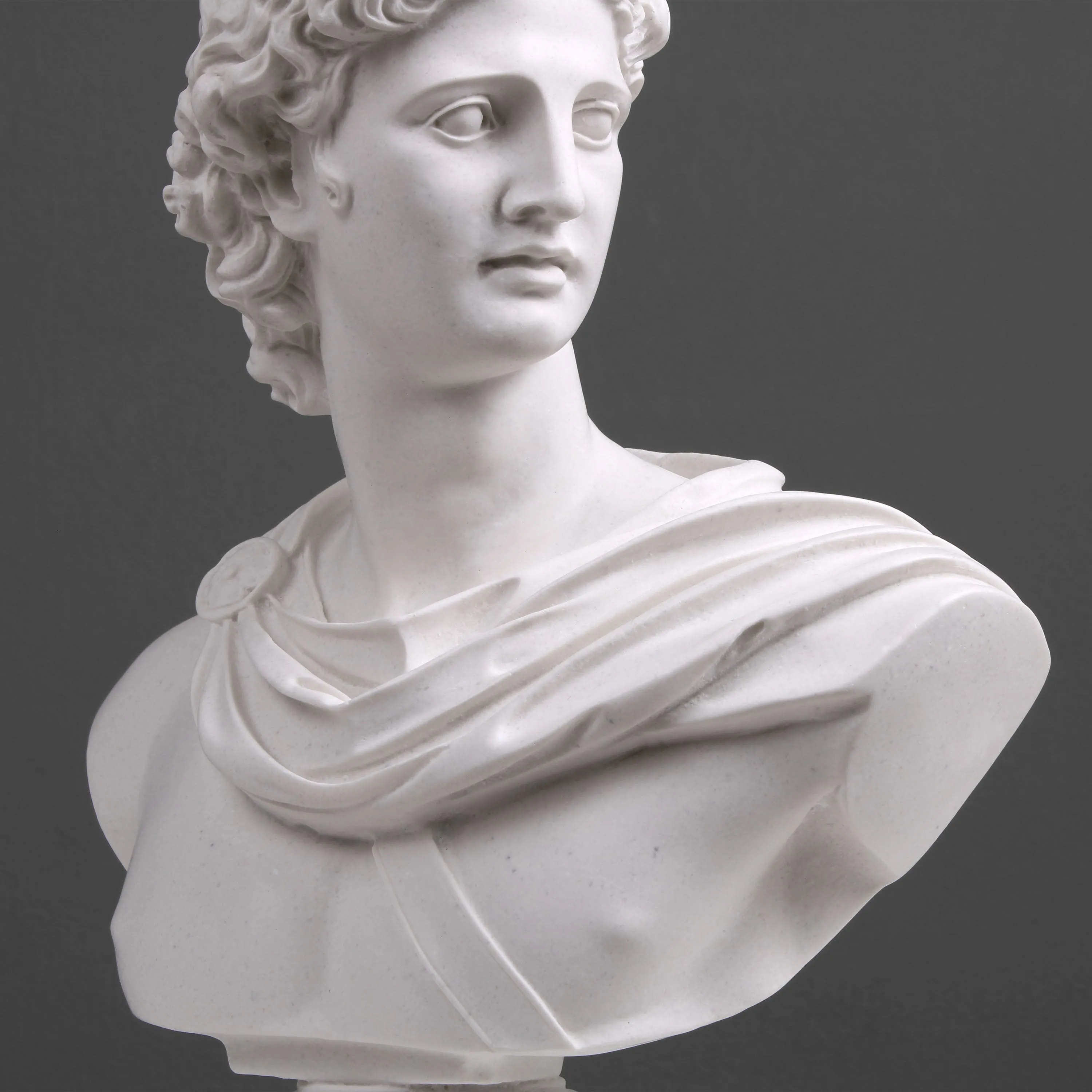 Apollo Bust Statue (Greek God Statue)