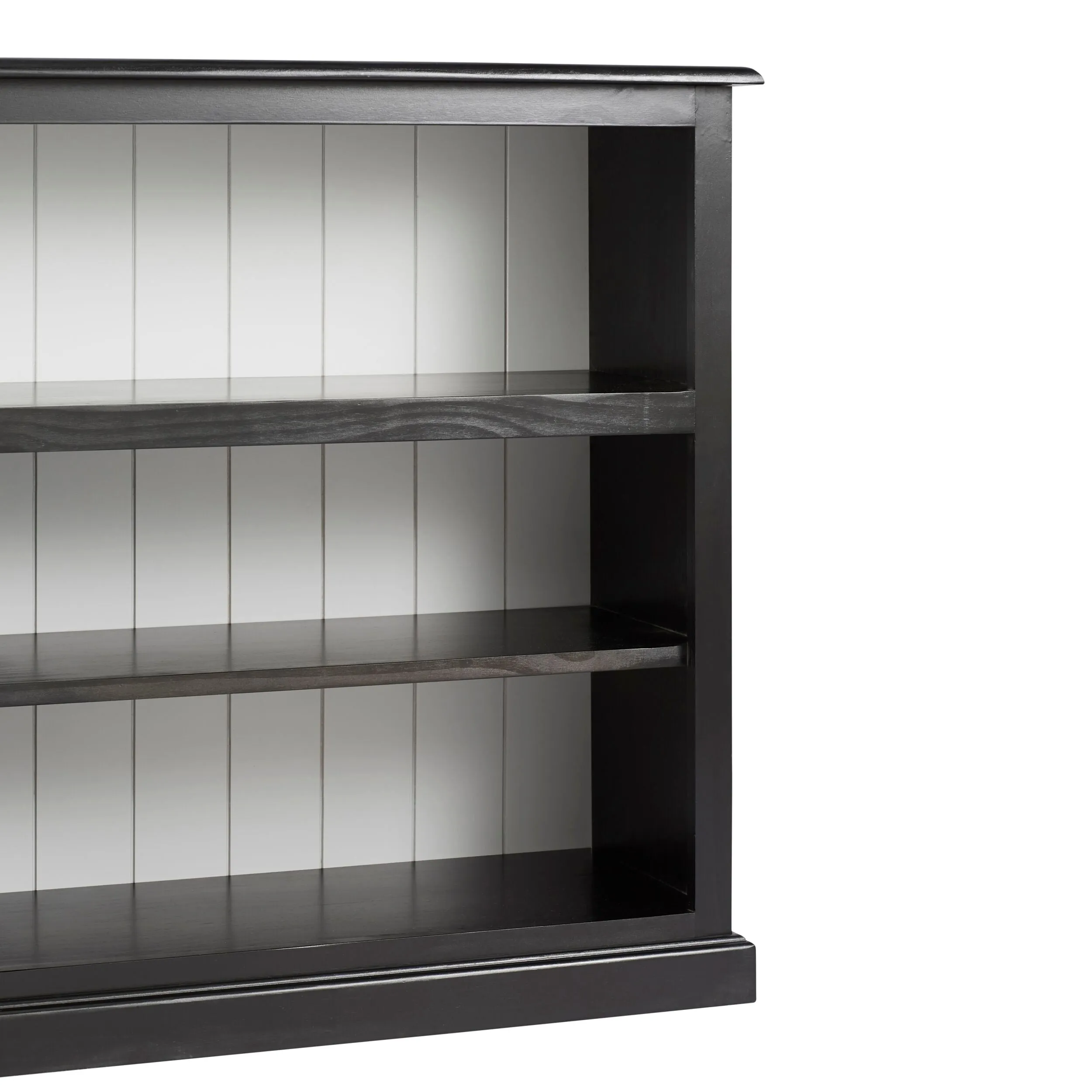 Armand Lowline Bookcase 90 x 155cm Black