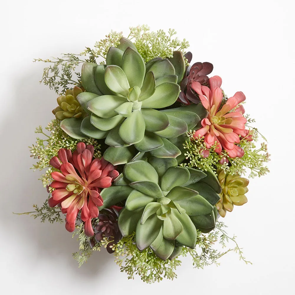 Artificial Succulent Arrangement - Round