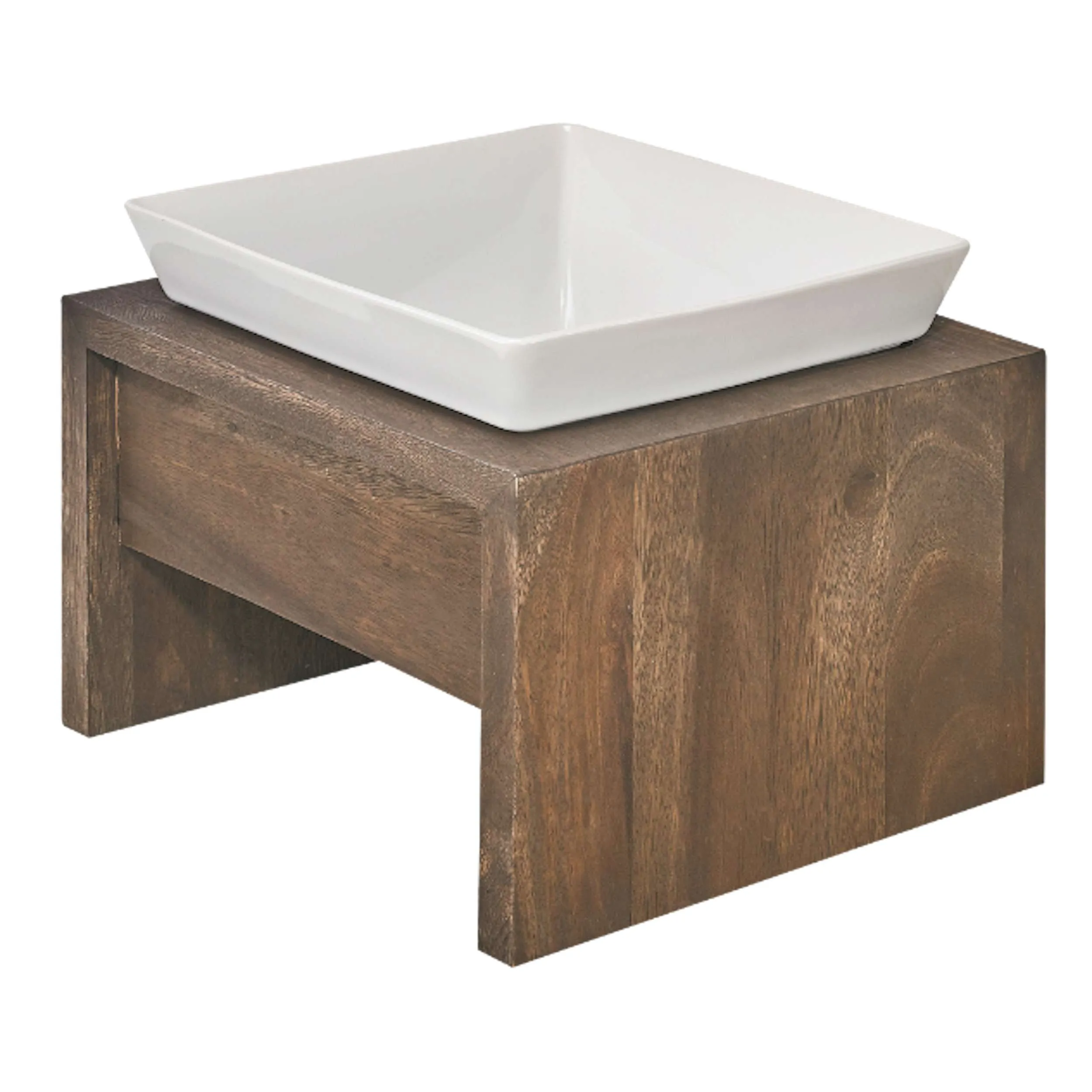 Artisan Rubberwood Diner Bowl |  Walnut