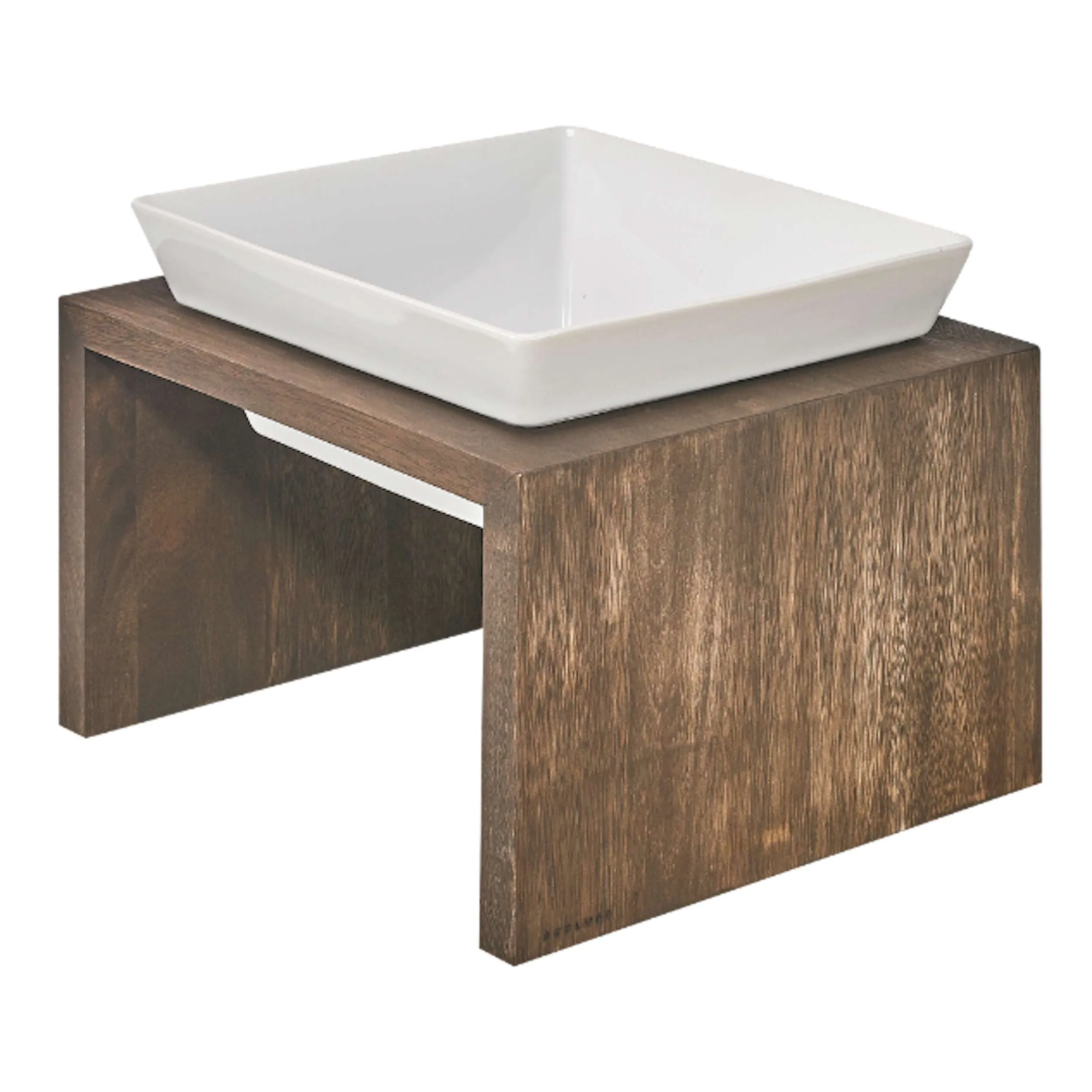 Artisan Rubberwood Diner Bowl |  Walnut