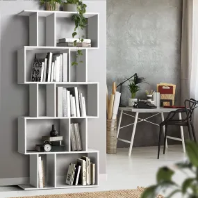 Artiss Bookshelf 5 Tiers - Rita White