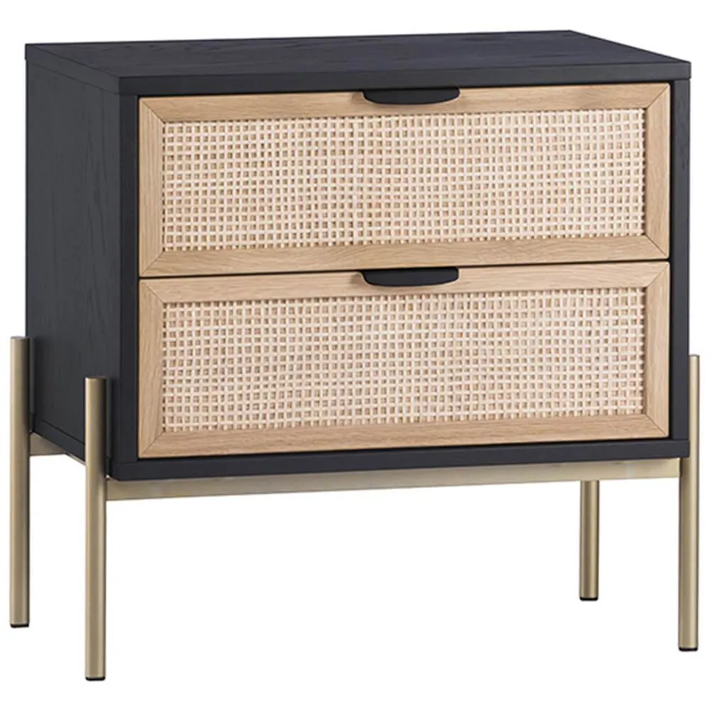 Avida Nightstand, Black