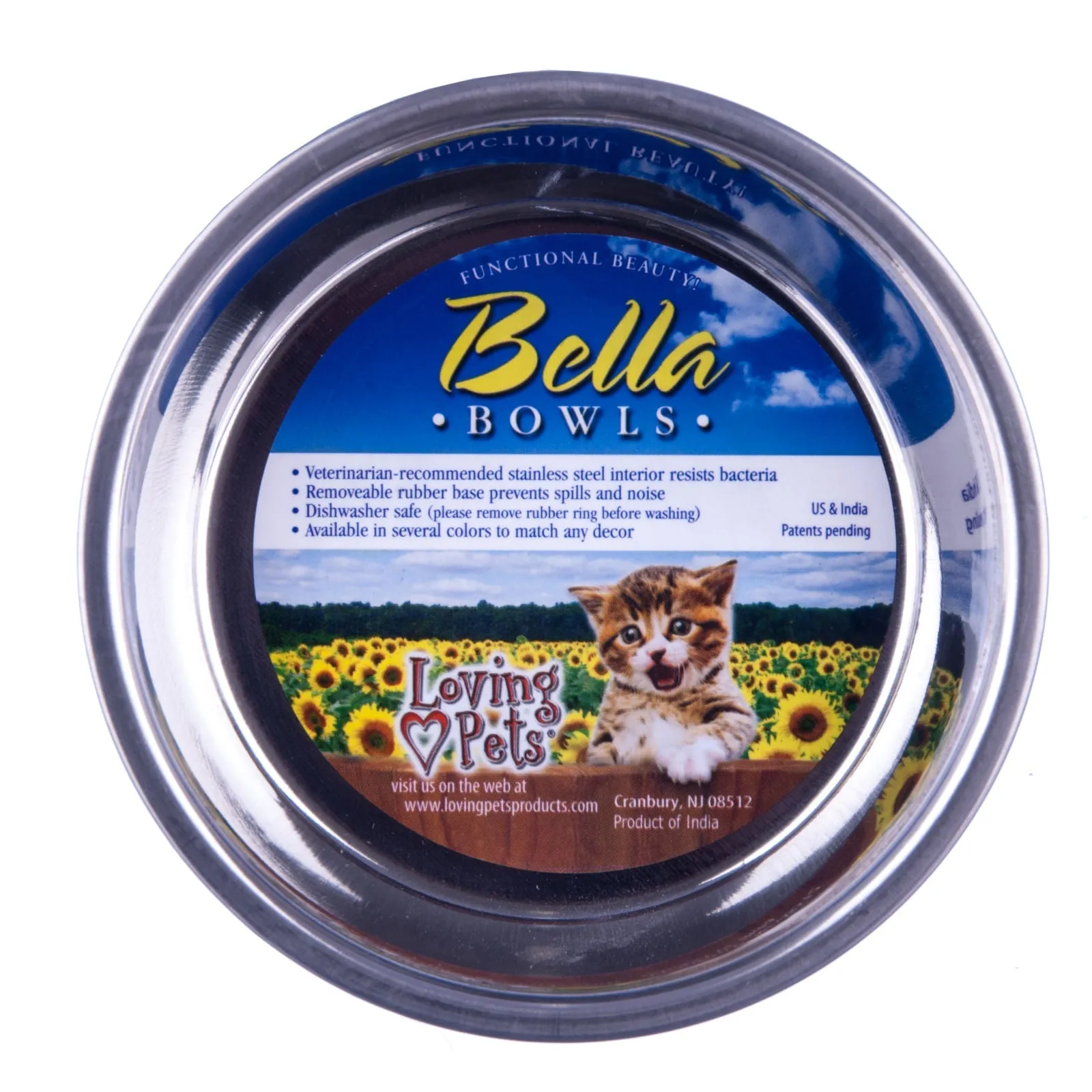 Bella Designer Cat Bowls, 4 oz