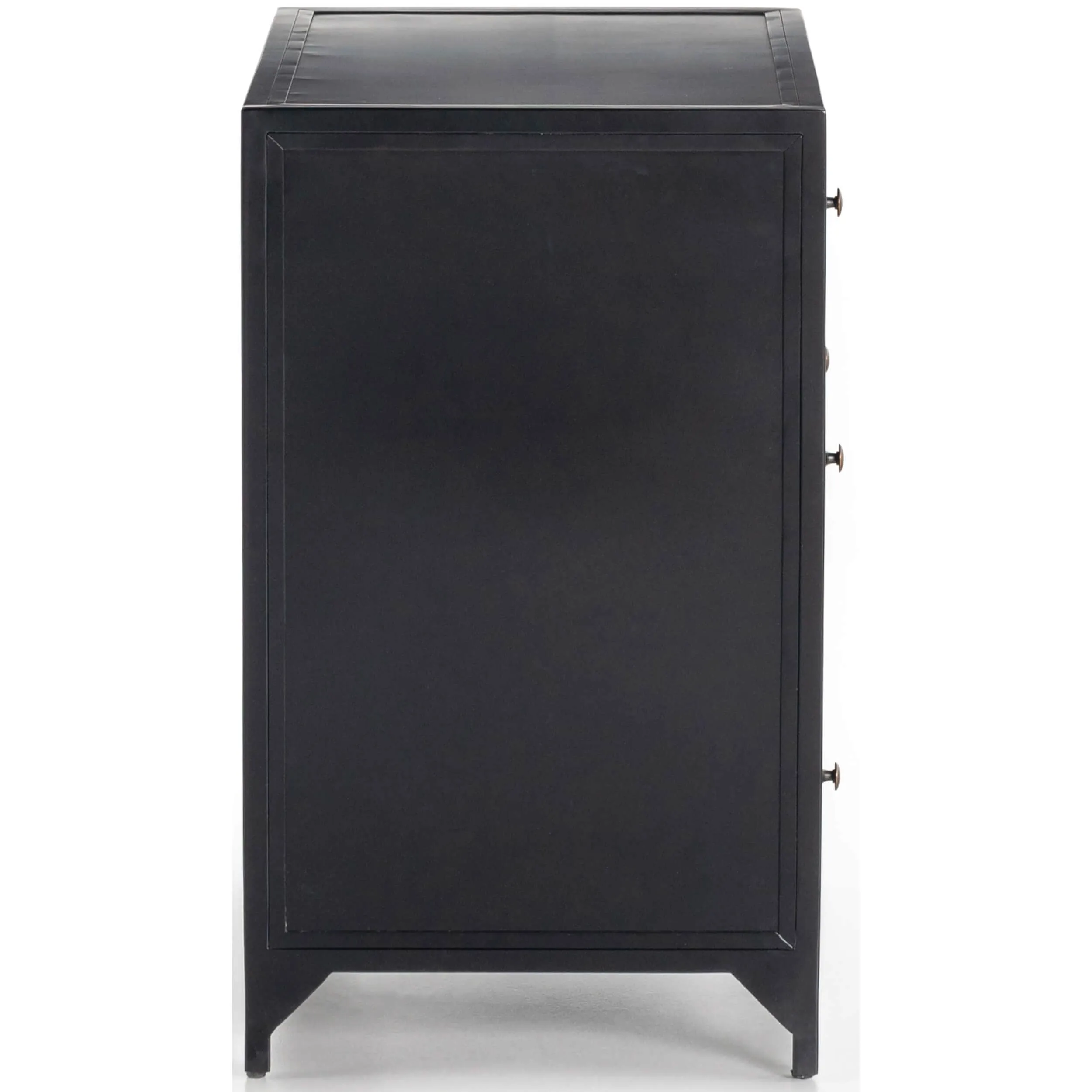 Belmont Storage Nightstand, Large, Black