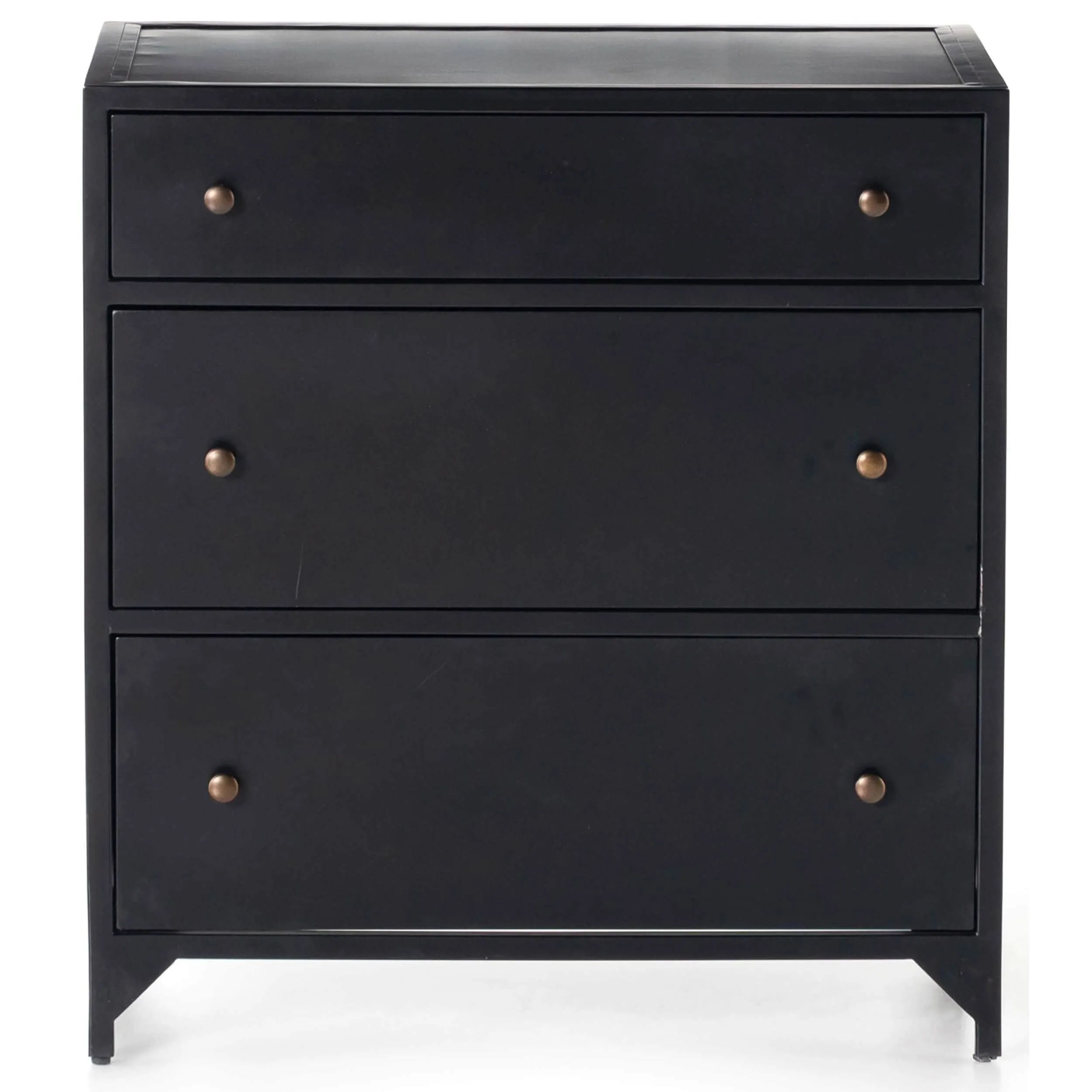 Belmont Storage Nightstand, Large, Black