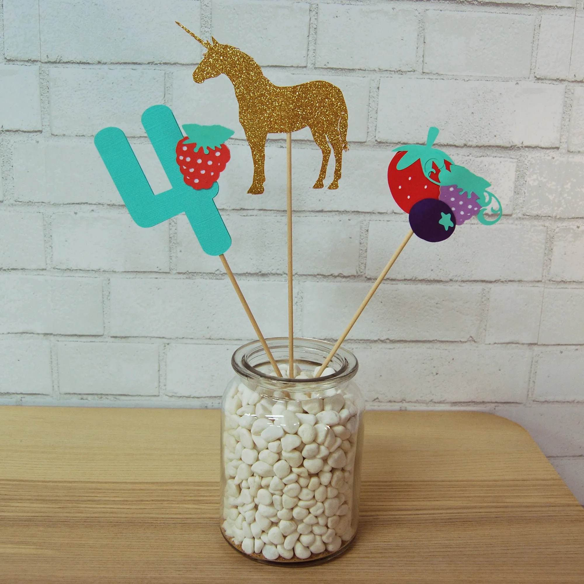 Berry Magical Unicorn Centerpiece