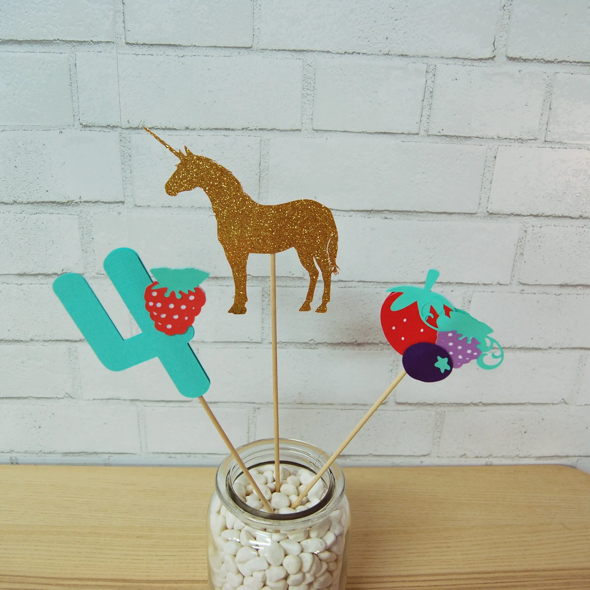 Berry Magical Unicorn Centerpiece