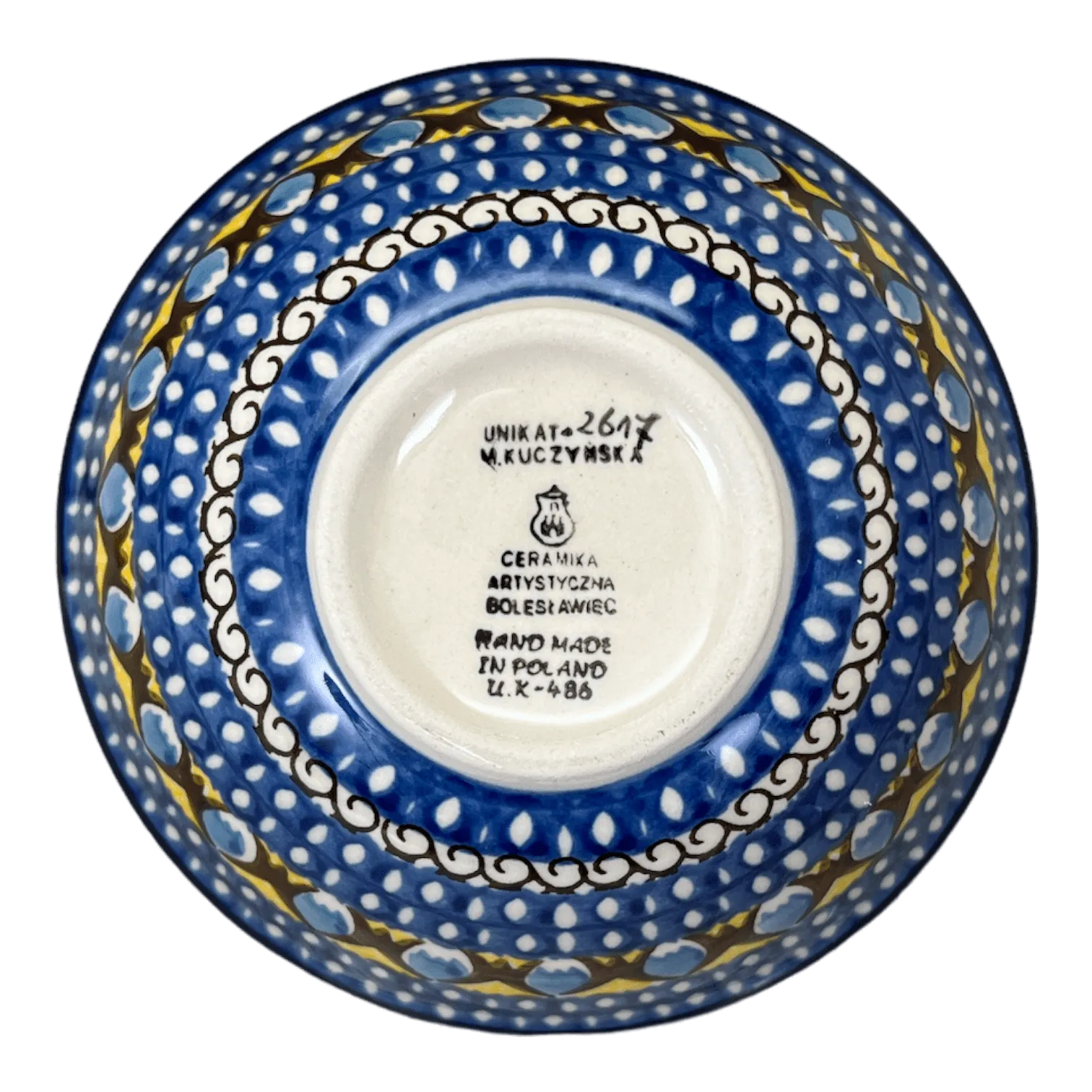 Bowl, Round, Kitchen, 5.5" in "Regal Roosters" by Ceramika Artystyczna | A059-U2617