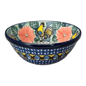 Bowl, Round, Kitchen, 5.5" in "Regal Roosters" by Ceramika Artystyczna | A059-U2617