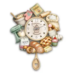 Bradford Exchange Homemade Happiness Wall Clock Celebrates The Joy Of Baking