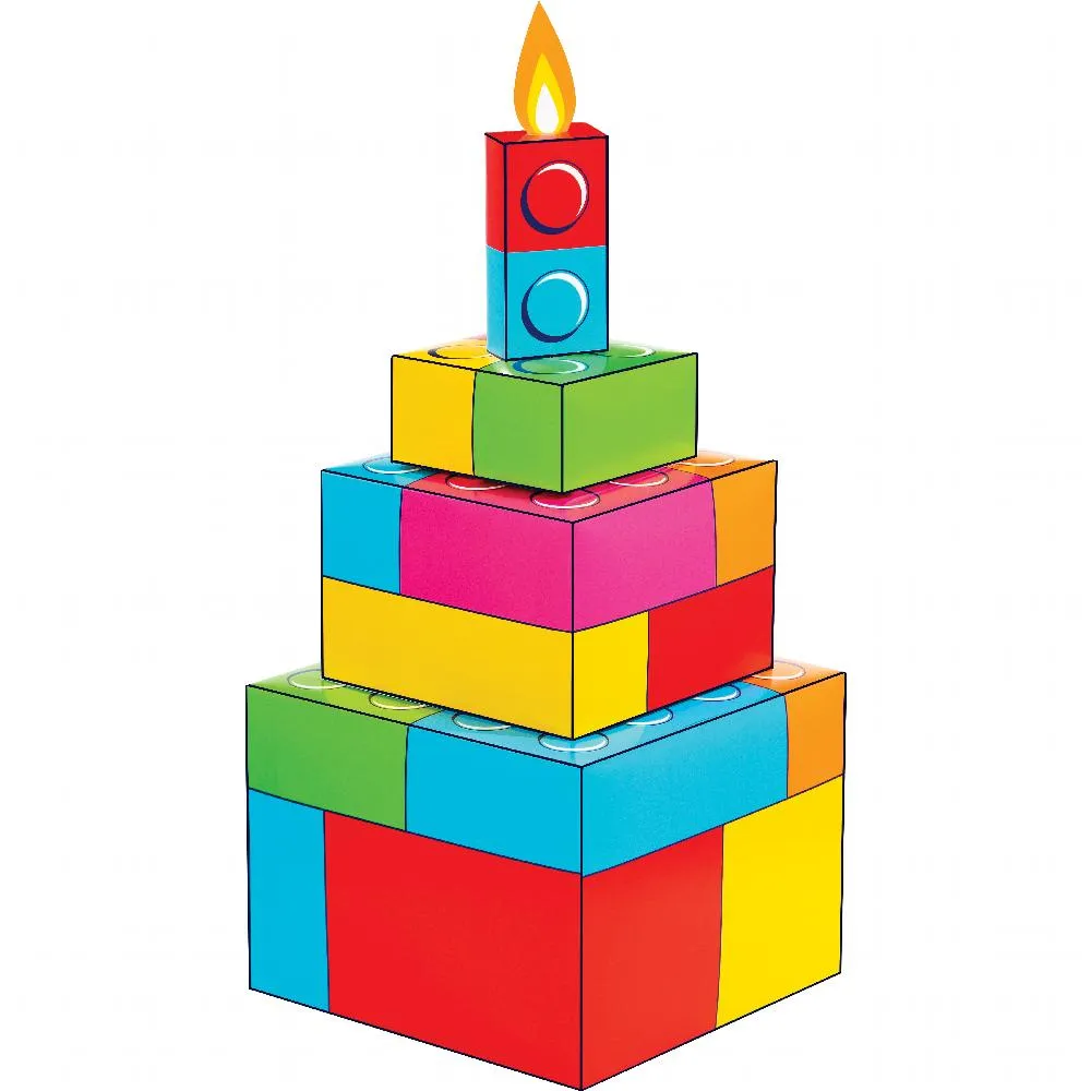 Bulk Block Bash Toy Blocks Centerpieces (Case of 6)