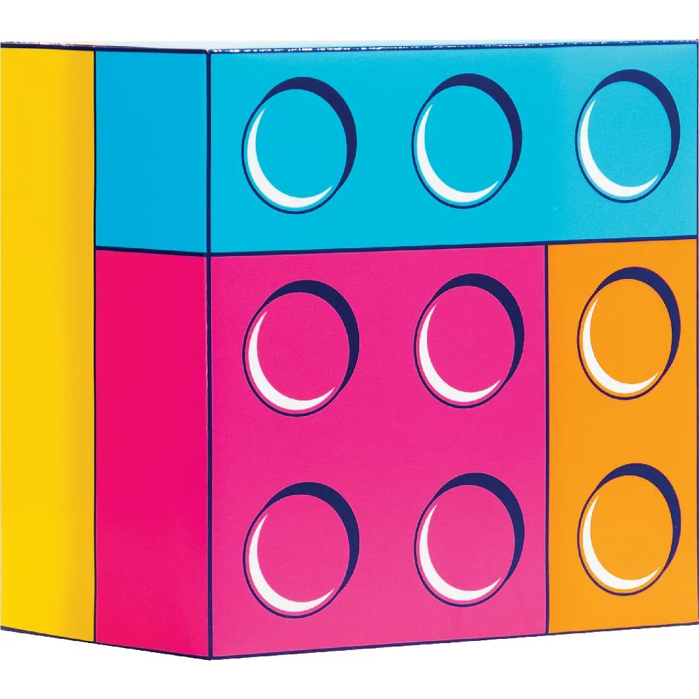 Bulk Block Bash Toy Blocks Centerpieces (Case of 6)