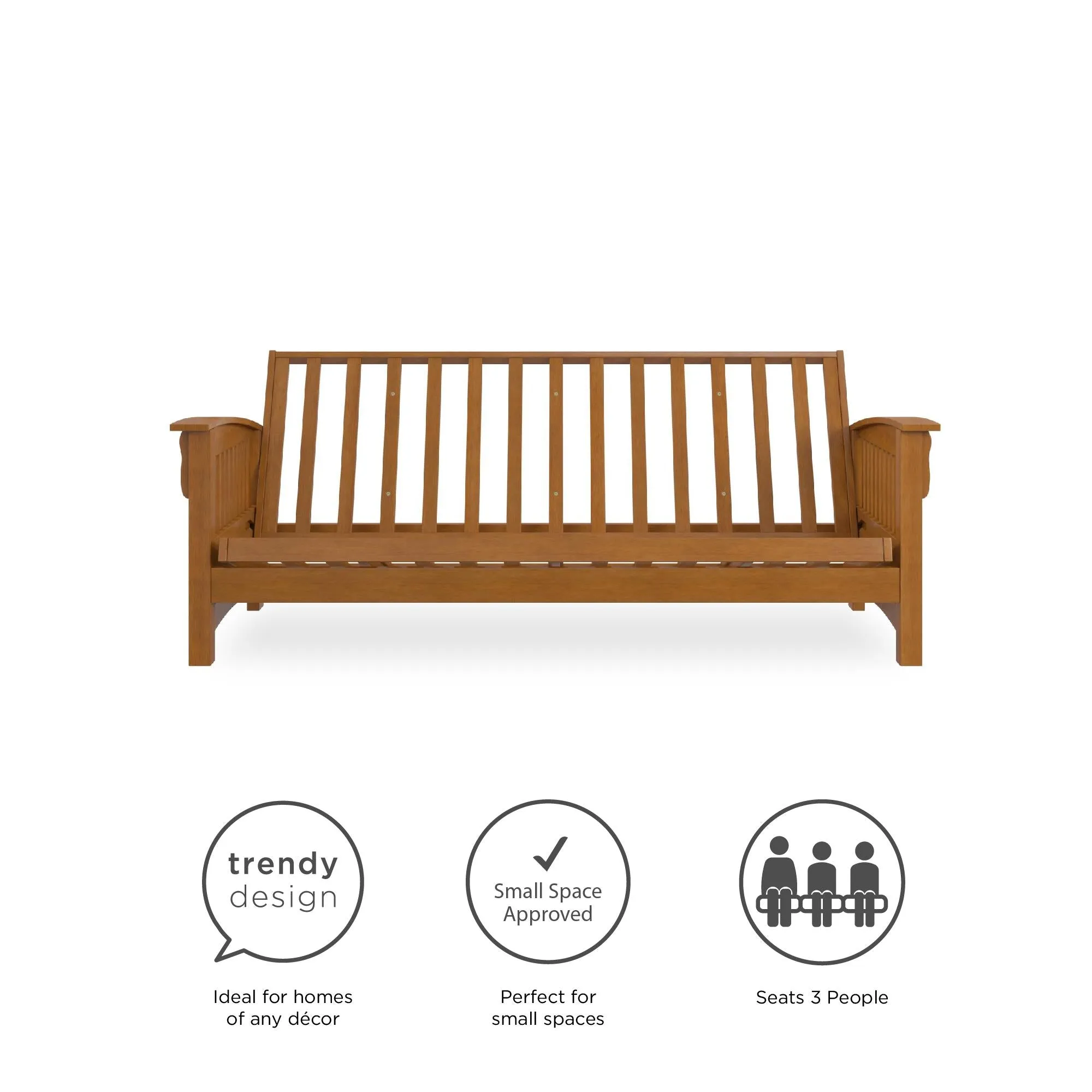 Cameron All Wood Futon Frame