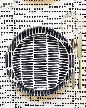 Casa Cubista Dash Pattern Plates and Bowls