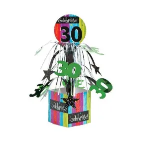 Celebrate Milestone 30th Birthday Centerpiece