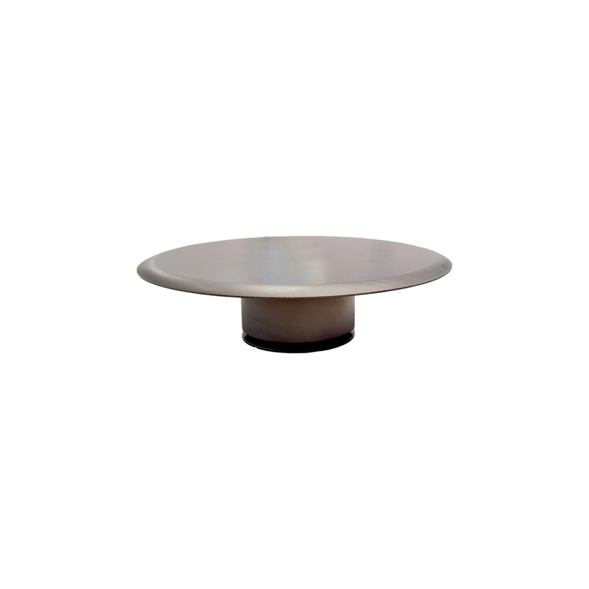 Cisa Graphite Oak Round Large Coffee Table