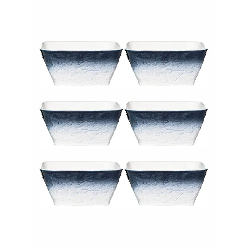 Clover Blue Snack Bowl (350 ML) - Set Of Six