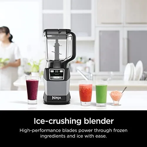 Compact Kitchen System, 1200W, 3 Functions for Smoothies, Dough & Frozen Drinks with Auto-IQ