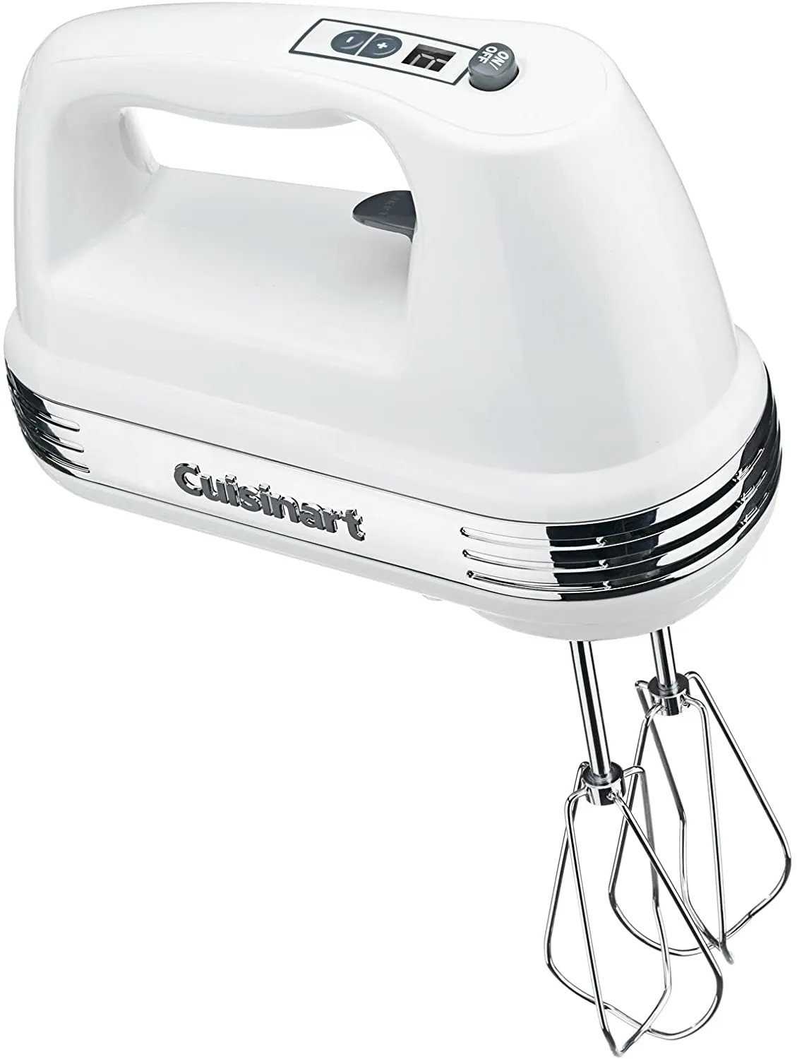 Cuisinart Power Advantage Plus 9-Speed Handheld Mixer with Storage Case – White