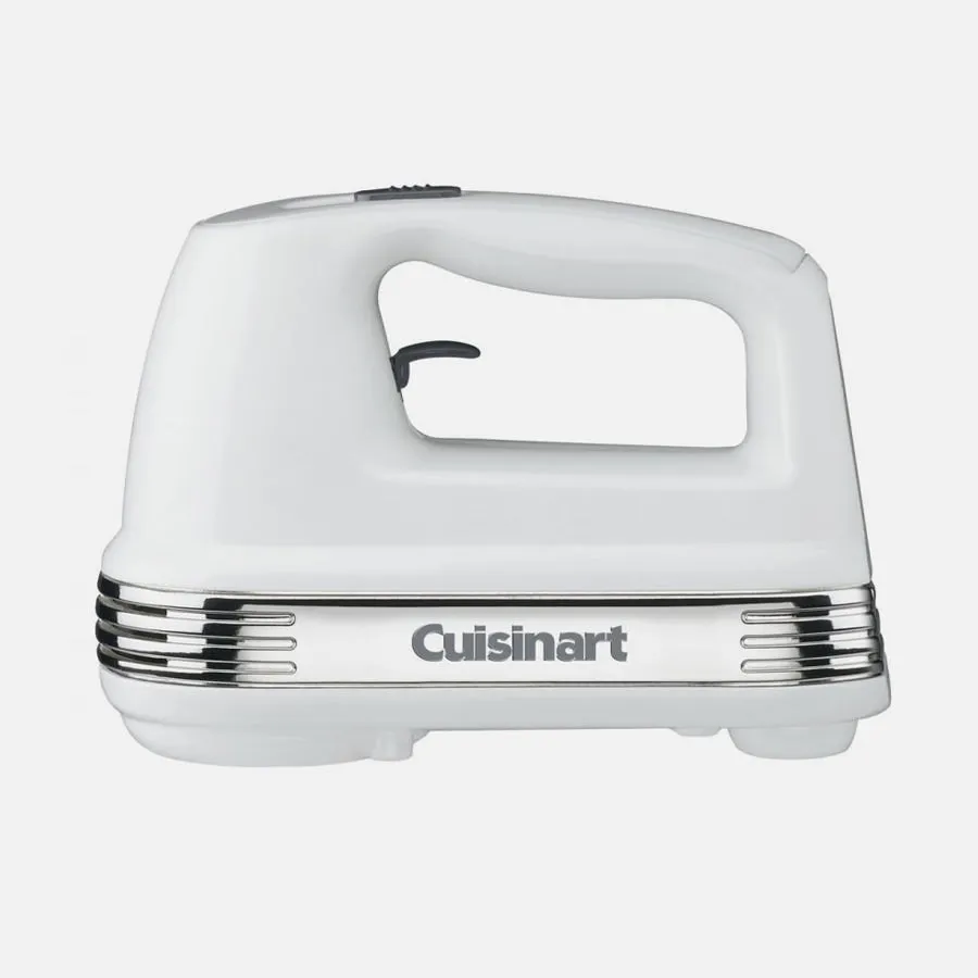 Cuisinart Power Advantage Plus 9-Speed Handheld Mixer with Storage Case – White