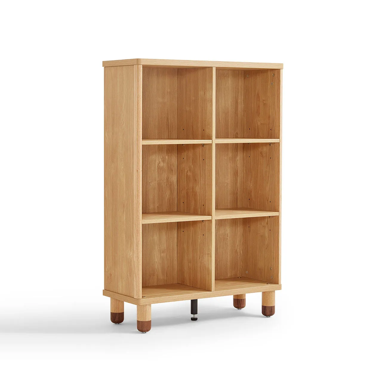 Dear Bear Kids Oak Storage Bookshelf