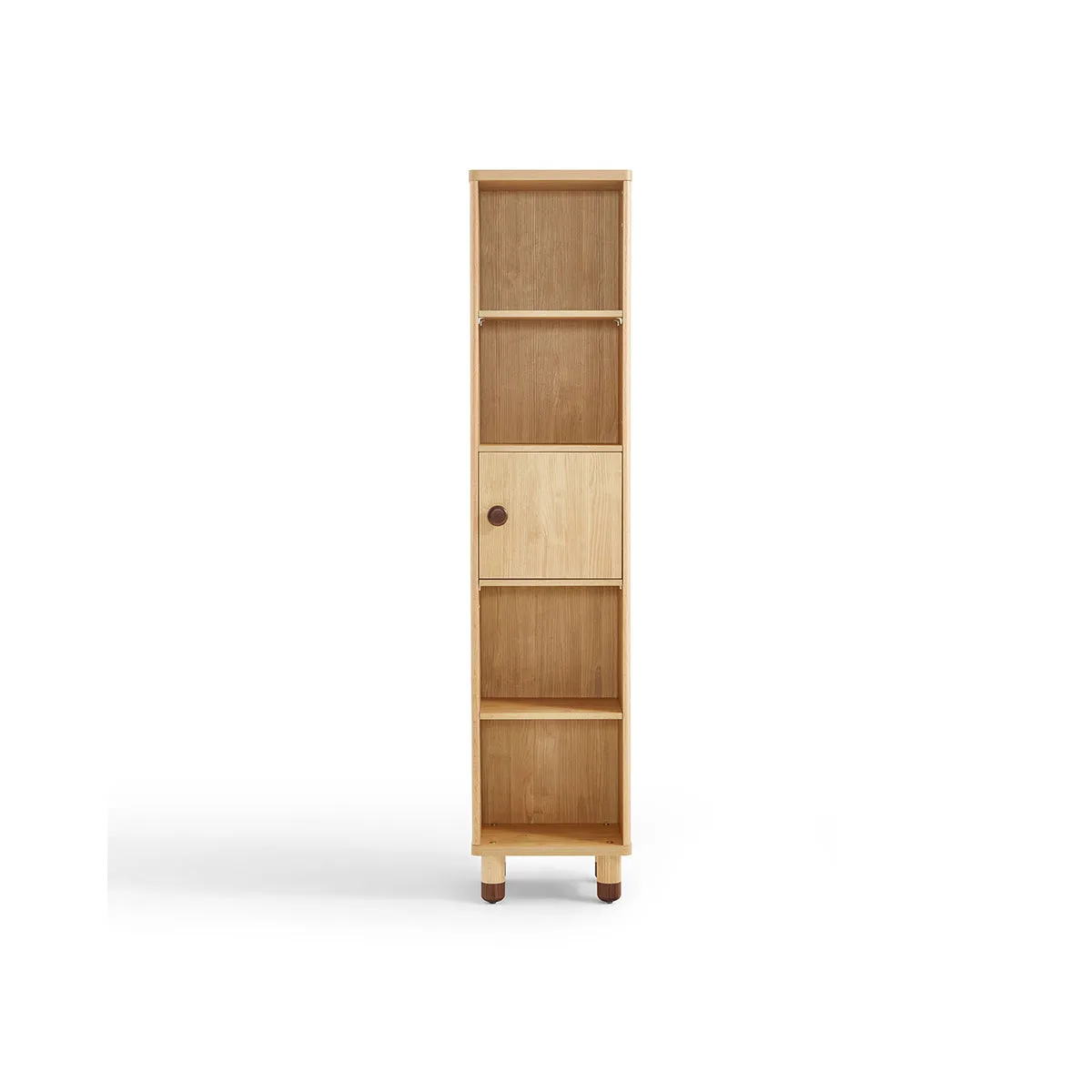 Dear Bear Kids Oak Storage Bookshelf