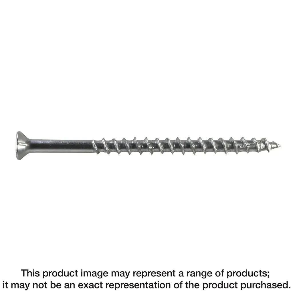 Deck-Drive DWP WOOD SS Screw - #10 x 3-1/2 in. T-25, Flat Head, Type 316 (1000-Qty)