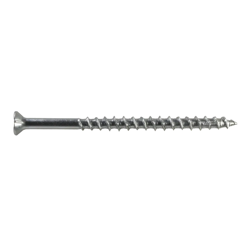 Deck-Drive DWP WOOD SS Screw - #10 x 3 in. T-25, Flat Head, Type 316 (40-Qty)