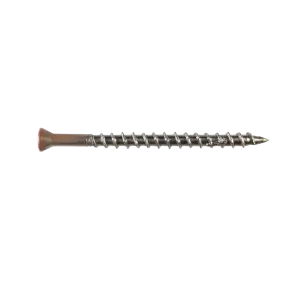 Deck-Drive DWP WOOD SS Screw - #7 x 2-1/4 in. T-15, Trim Head, Type 316, Tan 03 (350-Qty)