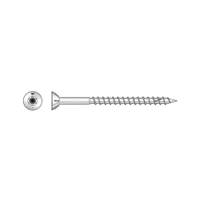 Deck-Drive DWP WOOD SS Screw - #8 x 1-5/8 in. T20, Flat Head, Type 316 (1 lb.)