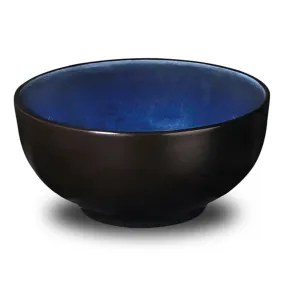 Don Bellini Mirage 7.5"/19cm Black Round Porcelain Bowl, Pack of 6 Pcs