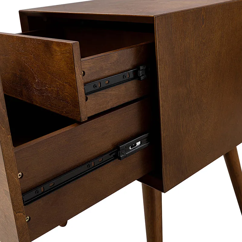 Doris 2 - Drawer Nightstand with Built-in Outlets