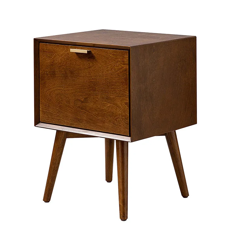 Doris 2 - Drawer Nightstand with Built-in Outlets