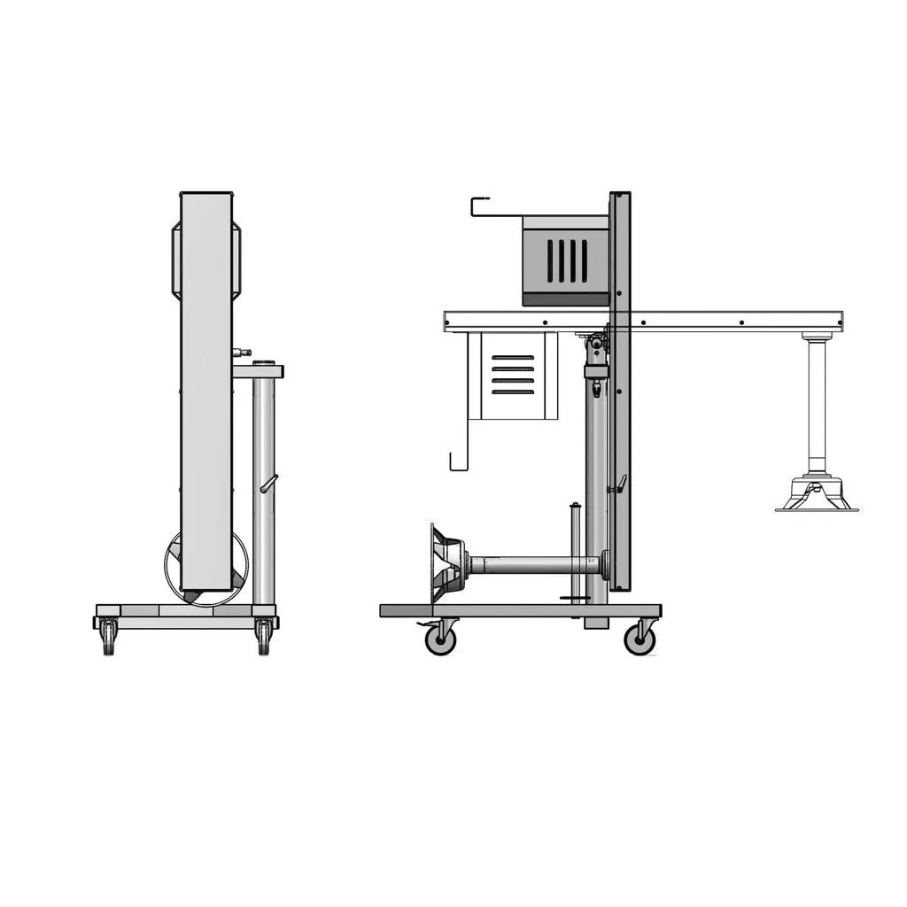 Dynamic TB002 Giraffe Power Pro Mixer, Heavy Duty, Tilting, Variable Speed