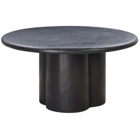 Elika Round Dining Table, Black