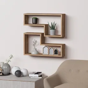 Emyona Wall Shelf - Brown