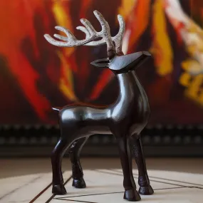 Estrella North Pole Deer Showpiece