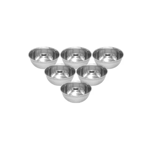 Galoof Stainless Steel Serving Bowl Set 6