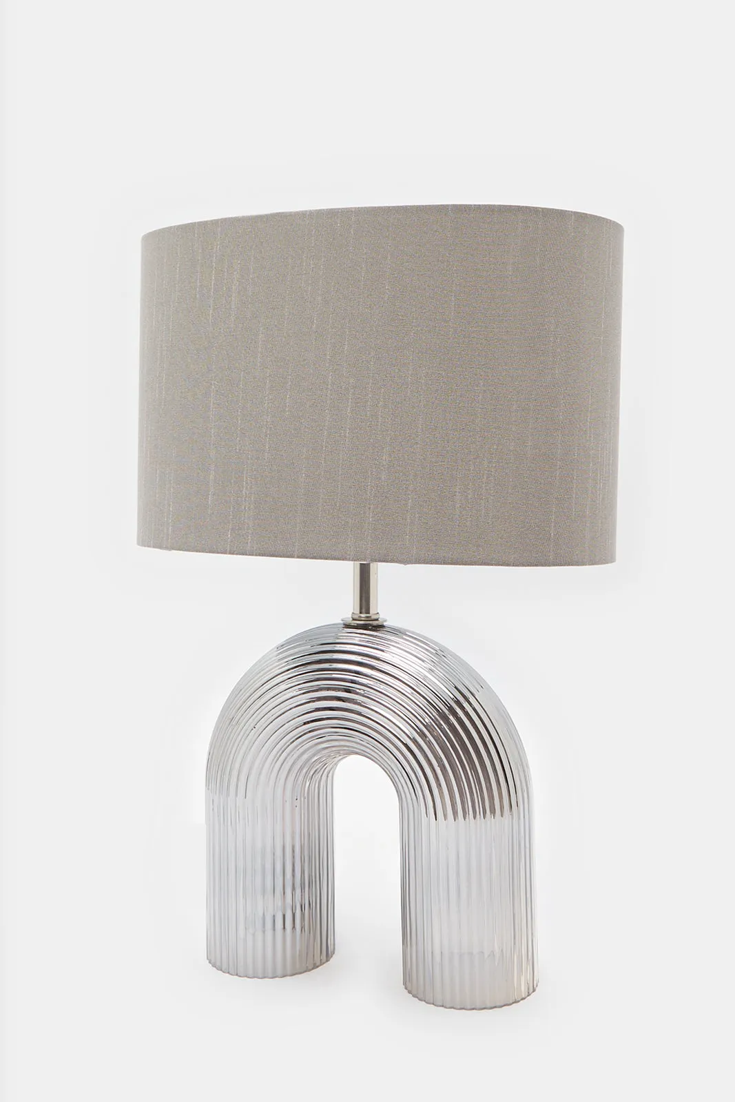 Gray U Shape Table Lamp