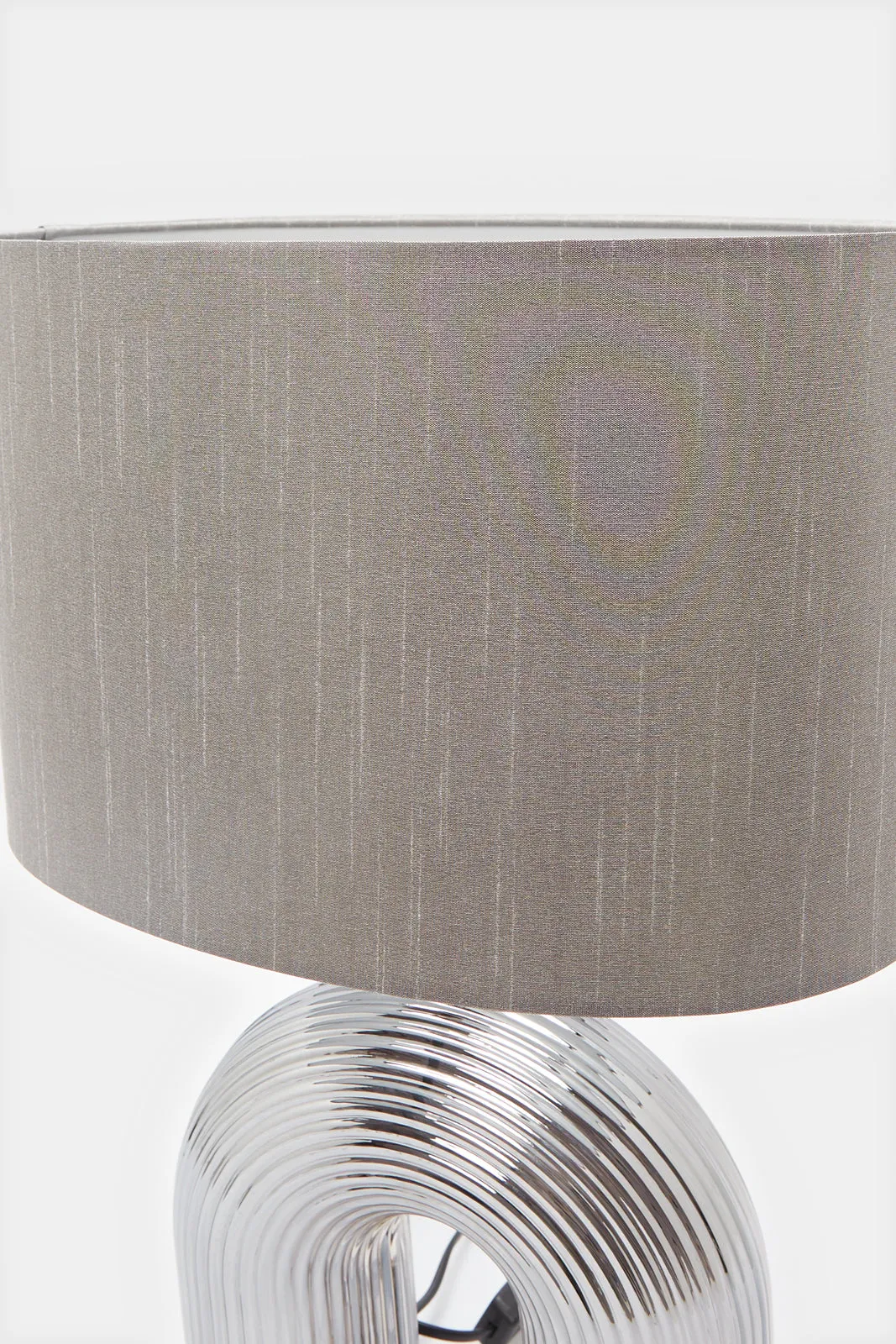 Gray U Shape Table Lamp